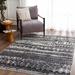 Palali 6'7" x 9' Washable Moroccan Black/Gray/Light Gray Washable Area Rug - Hauteloom