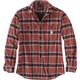 Carhartt Hamilton Fleece Lined Hemd, rot, Größe 2XL