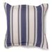 Cadmen Blue Cotton Striped Pillow Sham