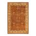 Overton Hand Knotted Wool Vintage Inspired Traditional Mogul Orange Area Rug - 6' 2" x 9' 2"