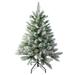 4' Flocked Angel Pine Artificial Christmas Tree - Unlit - 3-to-6-feet