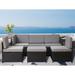 Latitude Run® Vangogh Wicker/Rattan 6 - Person Seating Group w/ Cushions Synthetic Wicker/All - Weather Wicker/Wicker/Rattan | Outdoor Furniture | Wayfair