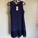 Michael Kors Dresses | Designer Michael Kors Navy Blue Dress Women Sz Med | Color: Blue | Size: M