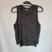 Athleta Tops | Athleta Cropped Striped Workout Tank Size Xsmall | Color: Black/Gray | Size: Xs