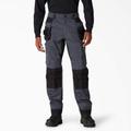 Dickies Men's Flex Performance Workwear Regular Fit Holster Pants - Gray/black Size 42 32 (TR2010)