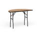 48-inch Half-Round Wood Folding Banquet Table