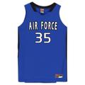 Air Force Falcons Nike Team-Issued #35 Royal & Black Jersey from the Basketball Program - Size XL