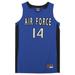 Air Force Falcons Nike Team-Issued #14 Royal & Black Jersey from the Basketball Program - Size M