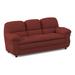 Lark Manor™ Kendig 86" Sofa Faux Leather/Polyester in Red | 38 H x 86 W x 32 D in | Wayfair 952FFAE028614D95A16B1B283E5401FC