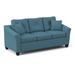 Ebern Designs Kenton 81.5" Sofa in Blue | 39 H x 81.5 W x 35 D in | Wayfair 9DACEF3C411D41189714AA2AA0B08F71