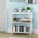 Andover Mills™ Asbury 34" H x 30" W Etagere Bookcase Wood in White | 34 H x 30 W x 12.5 D in | Wayfair F1440342266A4CFC9B1F00B6BBA2FC0C