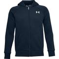 Under Armour Jungen UA Rival Cotton FZ Hoodie Hemd, Academy / / Onyx Weiß (408), XL