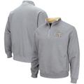 Men's Colosseum Heathered Gray Georgia Tech Yellow Jackets Tortugas Team Logo Quarter-Zip Jacket