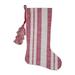 Vickerman 680117 - 20" x 8" Red Stripe Cotton Stocking (JB214220) Christmas Tree Stocking Ornament