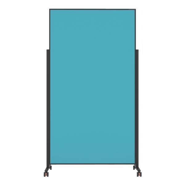 Magnetoplan Design-Moderationstafel »VarioPin« Rahmen schwarz türkis Image