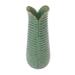 Handmade Green Nature Speaks Ceramic Vase (Indonesia)