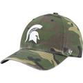 Men's '47 Camo Michigan State Spartans Clean Up Core Adjustable Hat
