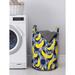 East Urban Home Ambesonne Colorful Laundry Bag Fabric in Blue/Yellow | 12.99 H x 12.99 W in | Wayfair CB59F27C85694A21B252C1B1DFDA7ADE