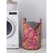 East Urban Home Ambesonne Paisley Laundry Bag Fabric in Brown/Green/Pink | 12.99 H x 12.99 W in | Wayfair C69F4C5D7D8C4C159DB410EE24CDE1B6