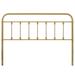 Rosdorf Park Hashir Classic Metal Headboard Metal in Yellow | 40.5 H x 54.5 W x 1.5 D in | Wayfair F5E2ABF91AB84A5A9BB99E58634BBF60