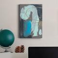 Wrought Studio™ Swivel I - Wrapped Canvas Print Metal in Blue/Green/Indigo | 60 H x 40 W x 1 D in | Wayfair EC98630744124B8592508768A5A9C65F