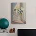 Winston Porter Window Bouquet I - Wrapped Canvas Print Canvas, Solid Wood in Brown/White/Yellow | 27 H x 18 W x 1 D in | Wayfair
