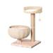 PetPals Cat Tree Rope/Manufactured Wood in Pink/White/Brown | 29 H x 17 W x 18 D in | Wayfair PP200155