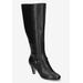 Extra Wide Width Women's Sasha Plus Wide Calf Boot by Bella Vita in Black (Size 7 1/2 WW)