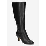 Extra Wide Width Women's Sasha Plus Wide Calf Boot by Bella Vita in Black (Size 8 1/2 WW)