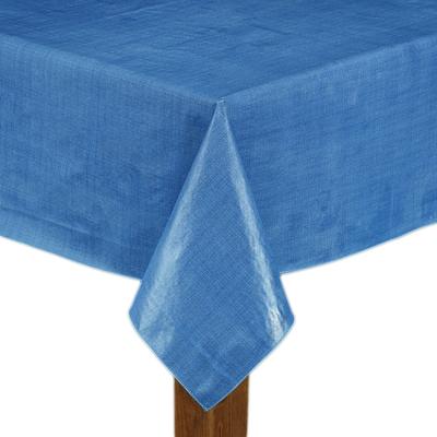 Wide Width CAFÉ DEAUVILLE Tablecloth by LINTEX LINENS in Chambray (Size 60" W 84" L)