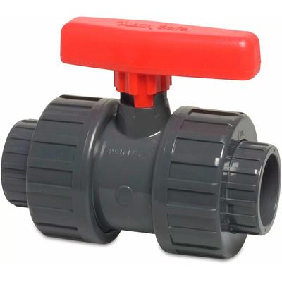 Profec pvc-u Kugelhahn mit beidseitig Klebemuffe ø 40 mm, Typ Safe 600, 16 bar Image