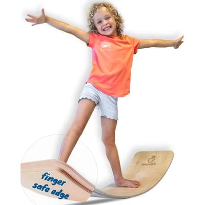 Wooden Montessori Balance Board, Waldorf, Curvy Board, Rocker