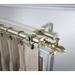 InStyleDesign Easton 1 inch Diameter Adjustable Double Curtain Rod