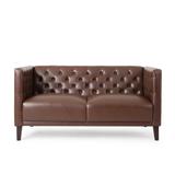 Rockney Upholstered Loveseat by Christopher Knight Home - 59.75" W x 31.50" D x 30.25" H
