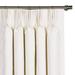 Eastern Accents Edris Abstract Room Darkening Pinch Pleat Single Curtain Panel Metal in White | 96 H in | Wayfair 7V8-CUB-163-PPD