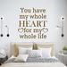 Trinx Quote Inspirational Bedroom Wall Decal Vinyl in Brown | 12 H x 12 W in | Wayfair D9633AD0E80542A6B4261E390233F3A2