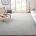 Blue/Gray 96 x 0.31 in Indoor Area Rug - August Grove® Earlville Damask Handmade Tufted Wool Gray/Blue Area Rug Cotton/Wool | Wayfair