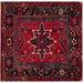 Green/Red 120 x 0.51 in Area Rug - Union Rustic Amaniya Southwestern Red Area Rug, Polypropylene | 120 W x 0.51 D in | Wayfair