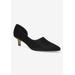 Women's Quilla Pump by Bella Vita in Black Suede (Size 12 M)