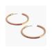 J. Crew Jewelry | J. Crew Pink Pave Crystal Gold Hoops | Color: Gold/Pink | Size: Os