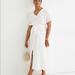 Madewell Dresses | Madewell Dolman-Sleeve Tie-Waist Midi Dress | Color: White | Size: 12p