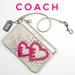 Coach Bags | New Coach Poppy Heart Wristlet Bag Limited Edition | Color: Cream/Silver | Size: Os