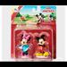 Disney Other | Disney Mickey & Minnie Mouse 2 Pack Figurine Set | Color: Blue/Red | Size: Osbb