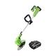 12V/24V Cordless Grass Trimmer, 450W/850W Electric Grass Trimmer and Edger, Continuous Cutting and Lawn Trimming, Delivers Optimal Cutting Performance for Gardens(Battery: 1/2 pcs)