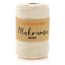 buttinette Makramee-Garn Rope, natur, 3-fach verzwirnt, Stärke: 3 mm, Länge: 150 m