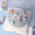Space AstronsomBoy Décorations de gâteau d'anniversaire pour enfants décor de table à dessert fête