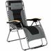 Oversize Folding Adjustable Padded Zero Gravity Lounge Chair - 29.5" x 29" - 63" x 33" - 44.5" (L x W x H)