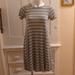 Lularoe Dresses | Lularoe Sage Green Jersey Dress Sz Xxs | Color: Green/White | Size: Xxs