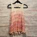Anthropologie Tops | Akemi Kin Anthro Swing Tank Watercolor Print S | Color: Cream/Pink | Size: S