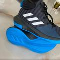 Adidas Shoes | Adidas Basketball Sneakers Size 3.5 Y | Color: Black/Blue | Size: 3.5bb